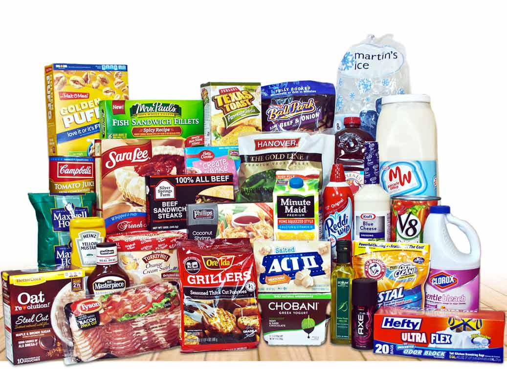 Wholesale grocery packages